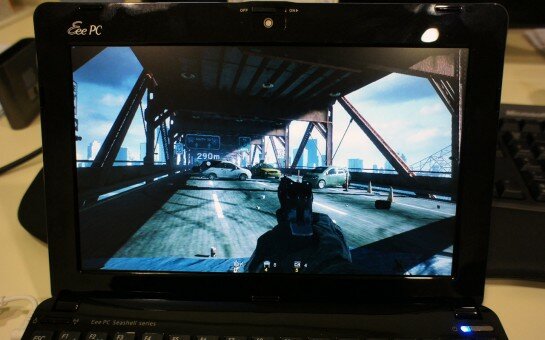 Call of Duty: Modern Warefare 2 on the Eee PC 1015T netbook