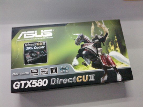 ASUS GeForce GTX 580 DirectCU II Box