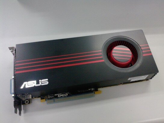 The ASUS EAH6870 graphics card