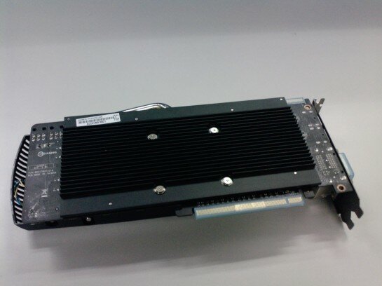 ASUS Radeon HD 6870 DirectCU cooling backplate