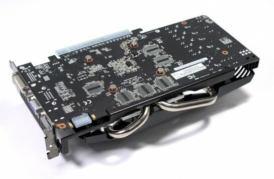 ASUS GeForce GTX 550 Ti DirectCU TOP Back